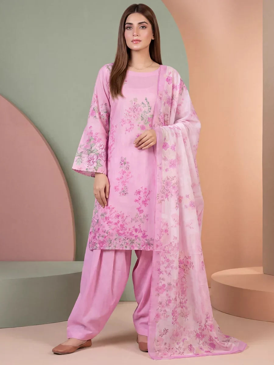 Salitex Women Unstitched Printed Lawn 3 Piece Suit SSW8U3P445 Casual Collection