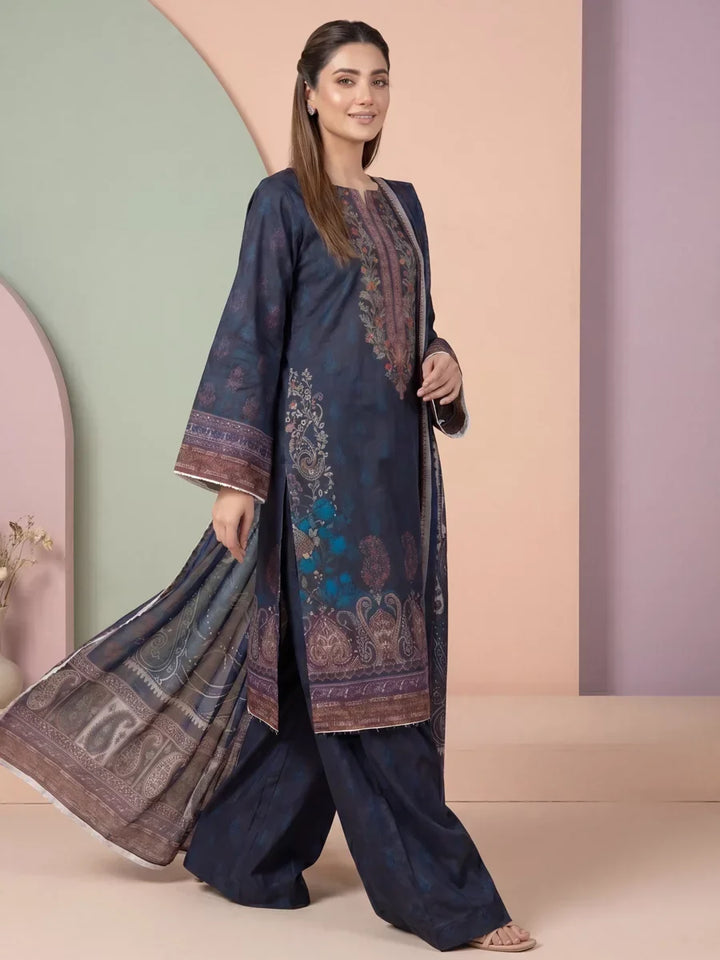 Salitex Women Unstitched Printed Lawn 3 Piece Suit SSW8U3P439 Casual Collection