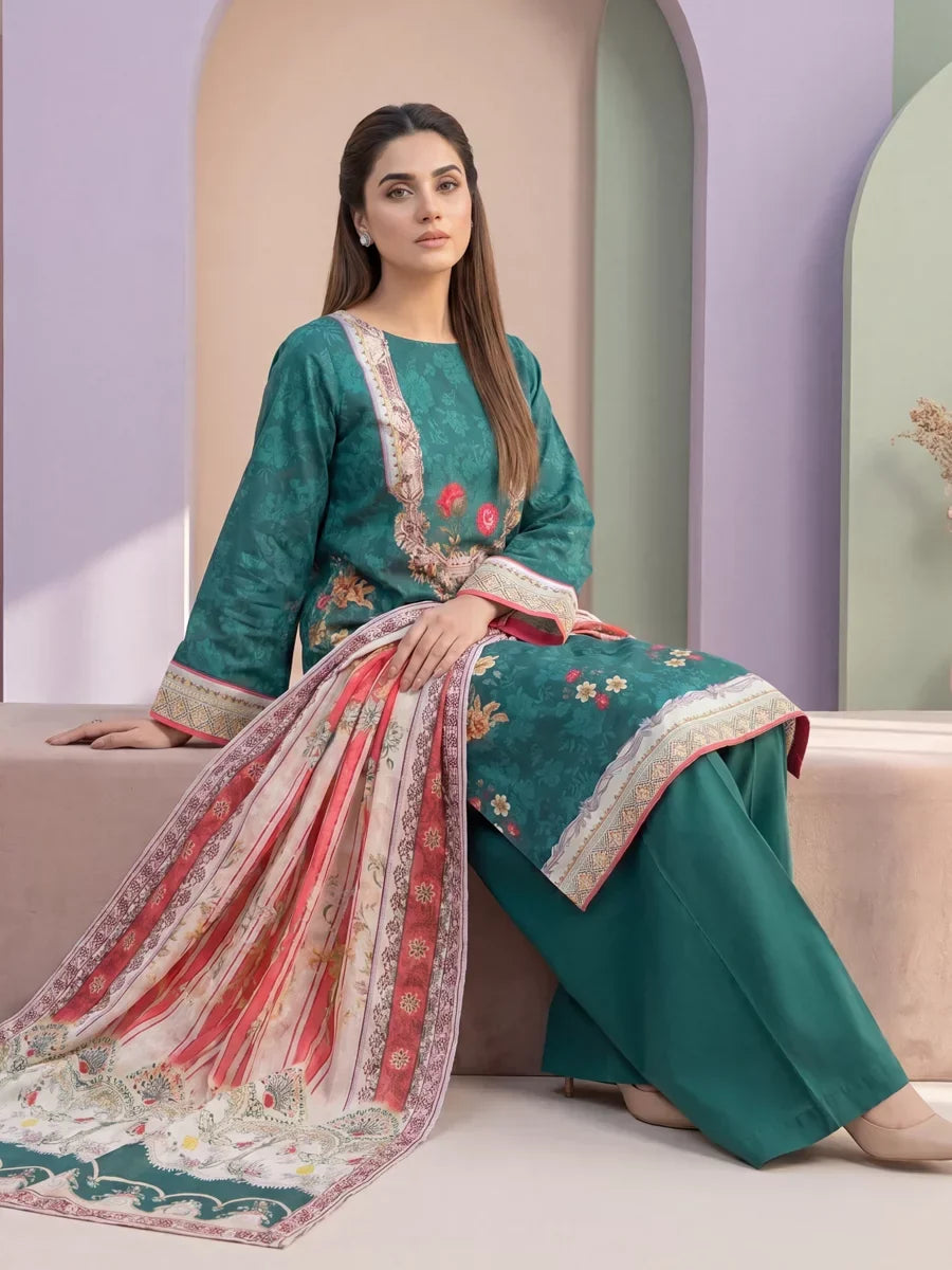 Salitex Women Unstitched Printed Lawn 3 Piece Suit SSW8U3P443 Casual Collection