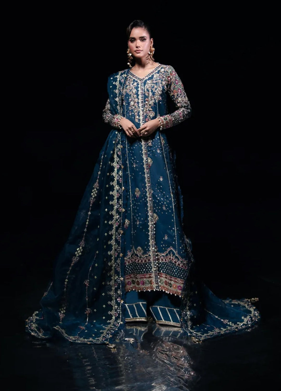 Florent Embroidered Raw Silk Suit Unstitched 3 Piece FL24R Dreamweave - Formal Collection