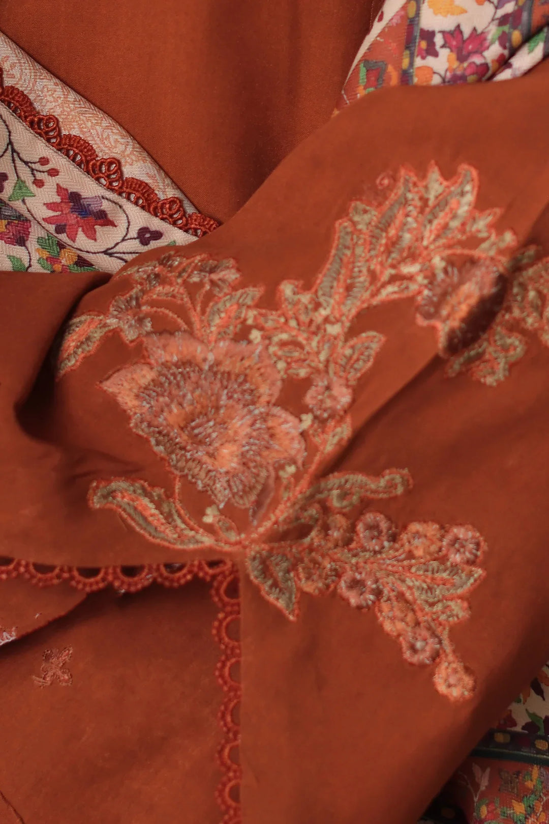 Noor by Saadia Asad Unstitched Embroidered Linen 3 Piece Suit SA26UNL D10 B - Winter Collection