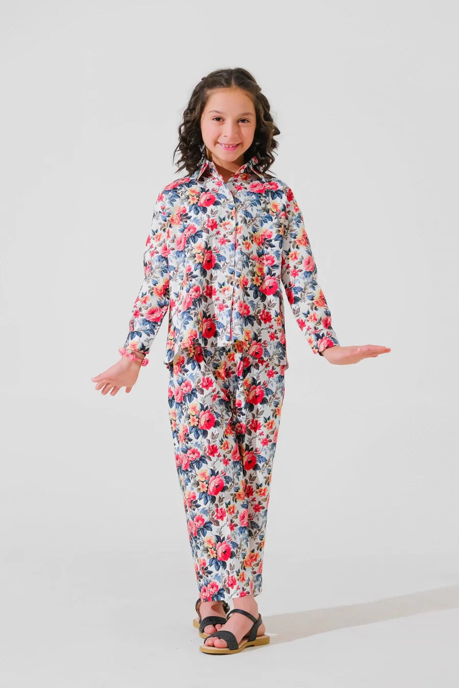 Dhaga Kids Pret Printed Poly lawn 2 Piece Parfait SPD25K02 - Summer Collection