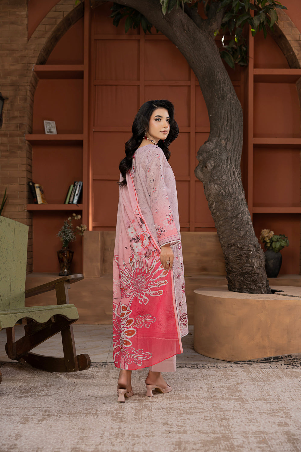 Noore Luxe by Waresha RTW Embroidered Lawn 3 Piece Suit Mehrunisa Bloom Festive Collection