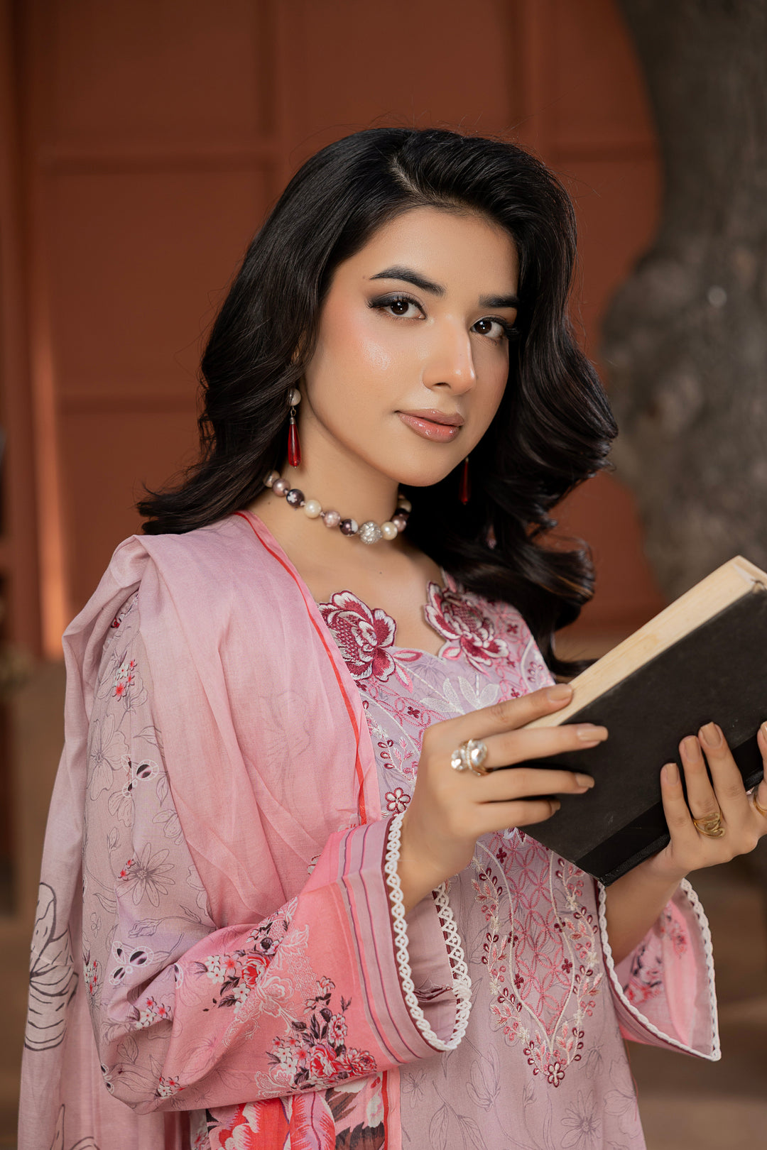 Noore Luxe by Waresha RTW Embroidered Lawn 3 Piece Suit Mehrunisa Bloom Festive Collection