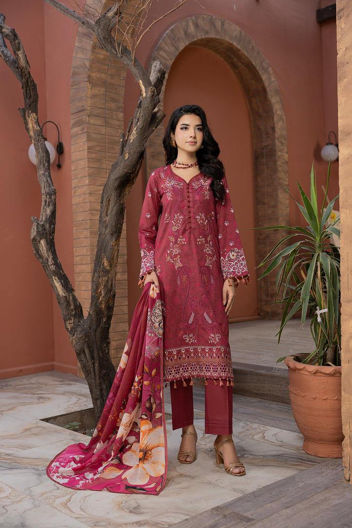 Noore Luxe by Waresha RTW Embroidered Lawn 3 Piece Suit Zarminay Luxe Festive Collection