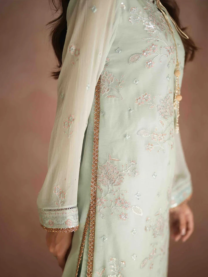 Salitex Unstitched Embroidered Chiffon 3 Piece Suit SUNS8CH516 Festive Collection