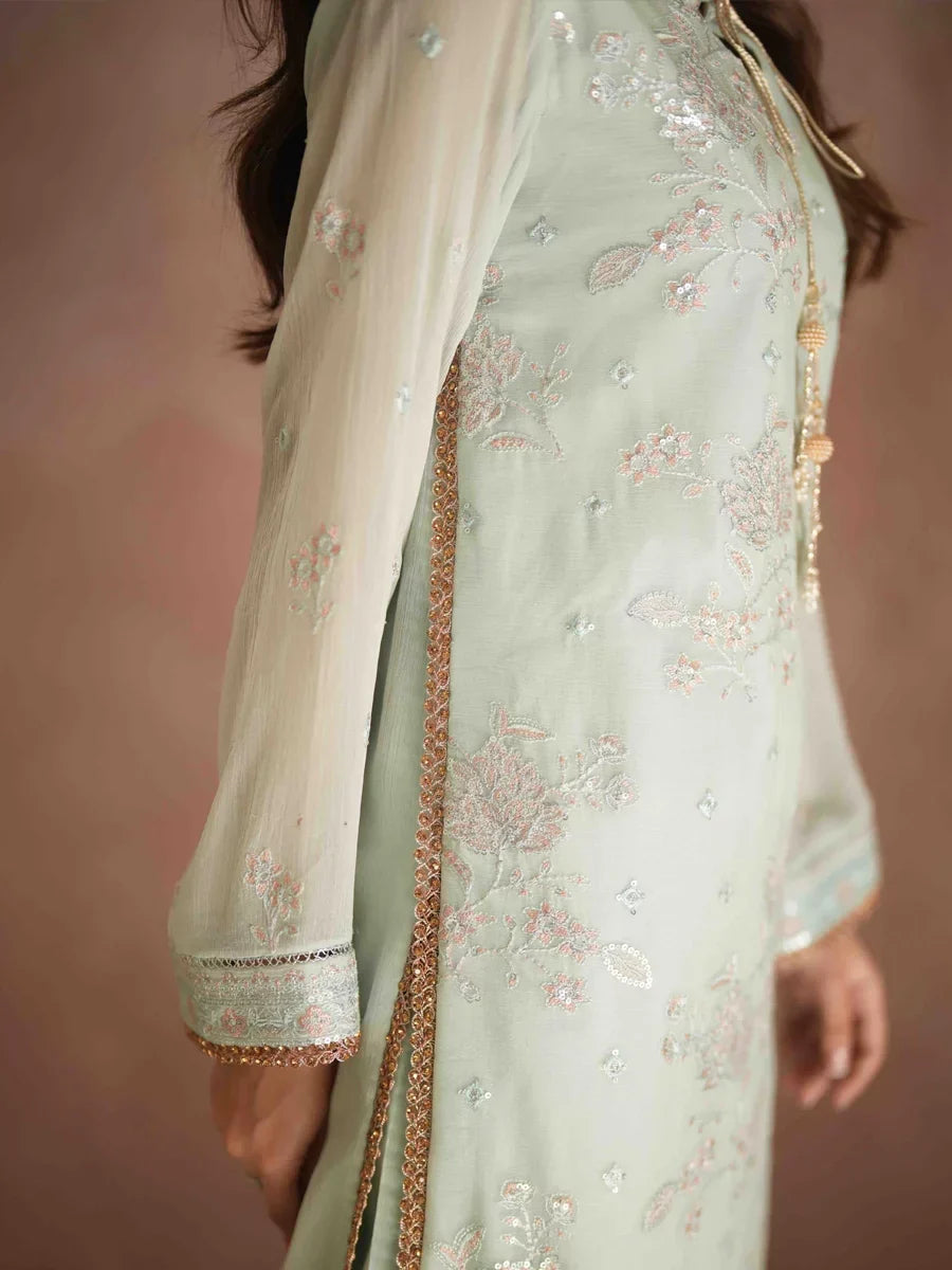 Salitex Unstitched Embroidered Chiffon 3 Piece Suit SUNS8CH516 Festive Collection