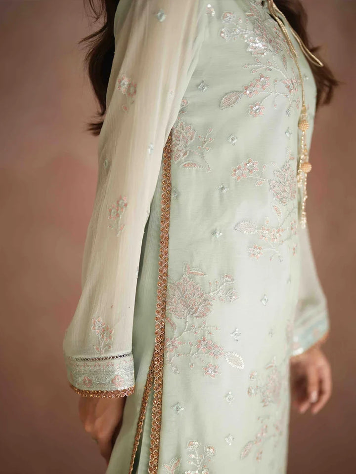 Salitex Unstitched Embroidered Chiffon 3 Piece Suit SUNS8CH516 Festive Collection