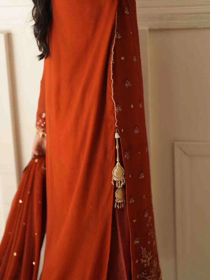 Salitex Unstitched Embroidered Chiffon 3 Piece Suit SUNS8CH515 Festive Collection
