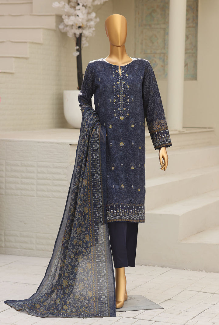 Asasa by HZ Textiles Digital Printed Unstitched Lawn 3 Piece Suit AEC - 1005 - Summer Collection
