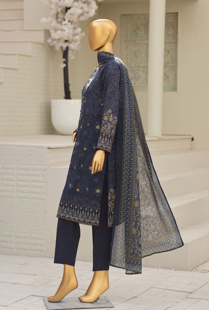 Asasa by HZ Textiles Digital Printed Unstitched Lawn 3 Piece Suit AEC - 1005 - Summer Collection