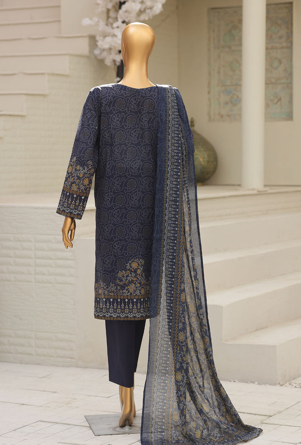 Asasa by HZ Textiles Digital Printed Unstitched Lawn 3 Piece Suit AEC - 1005 - Summer Collection