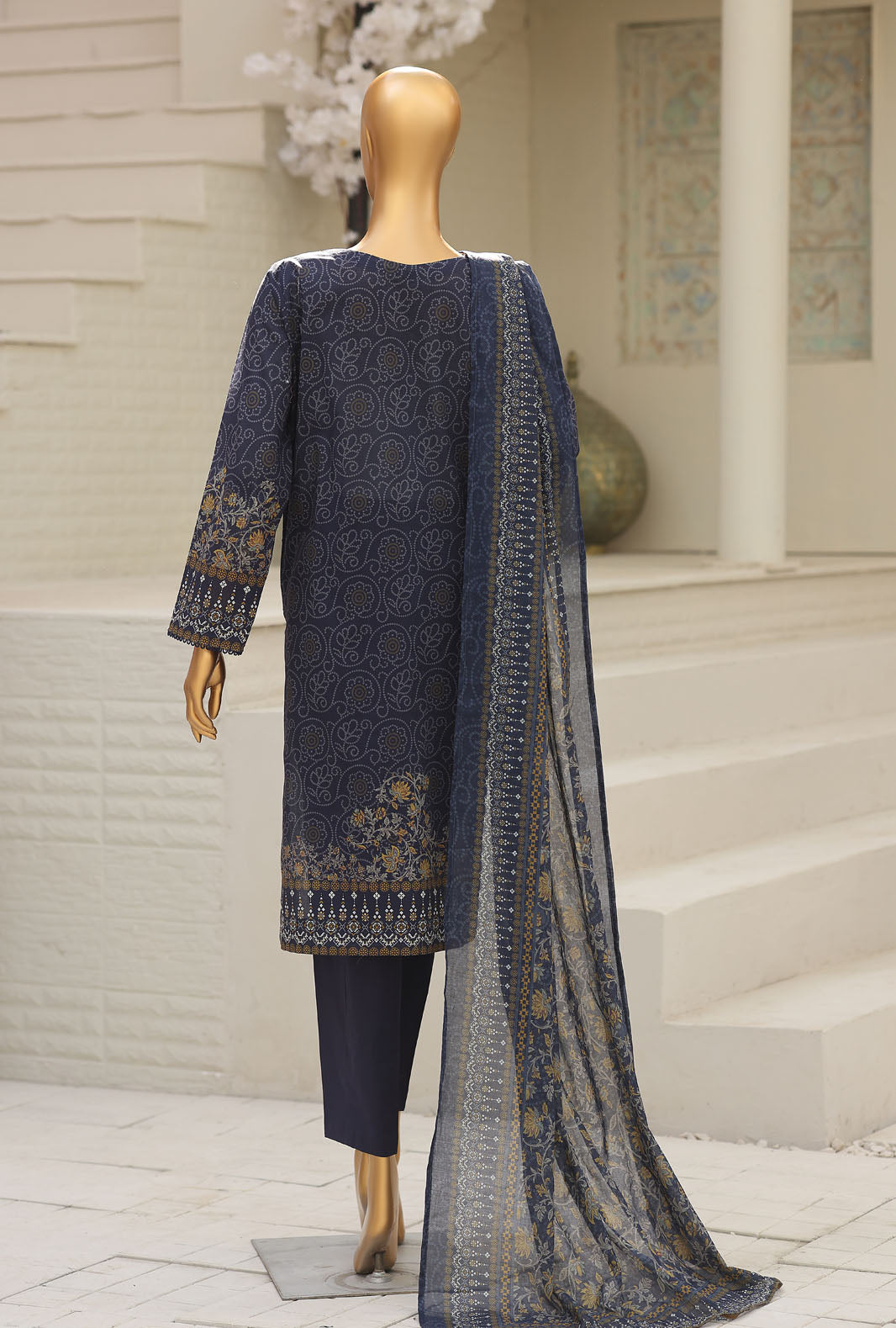 Asasa by HZ Textiles Digital Printed Unstitched Lawn 3 Piece Suit AEC - 1005 - Summer Collection