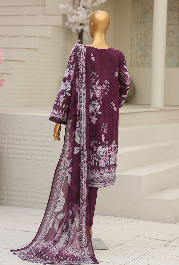 Asasa by HZ Textiles Digital Printed Unstitched Lawn 3 Piece Suit AEC - 1007 - Summer Collection