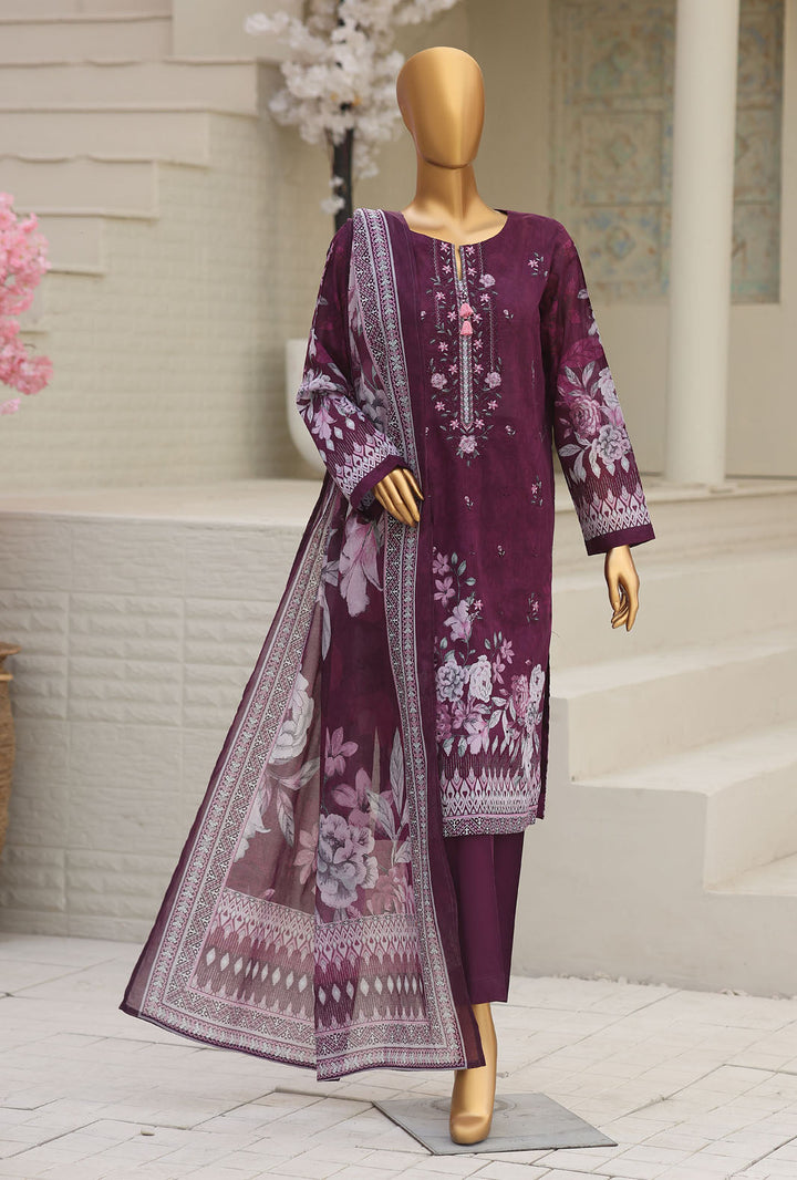 Asasa by HZ Textiles Digital Printed Unstitched Lawn 3 Piece Suit AEC - 1007 - Summer Collection