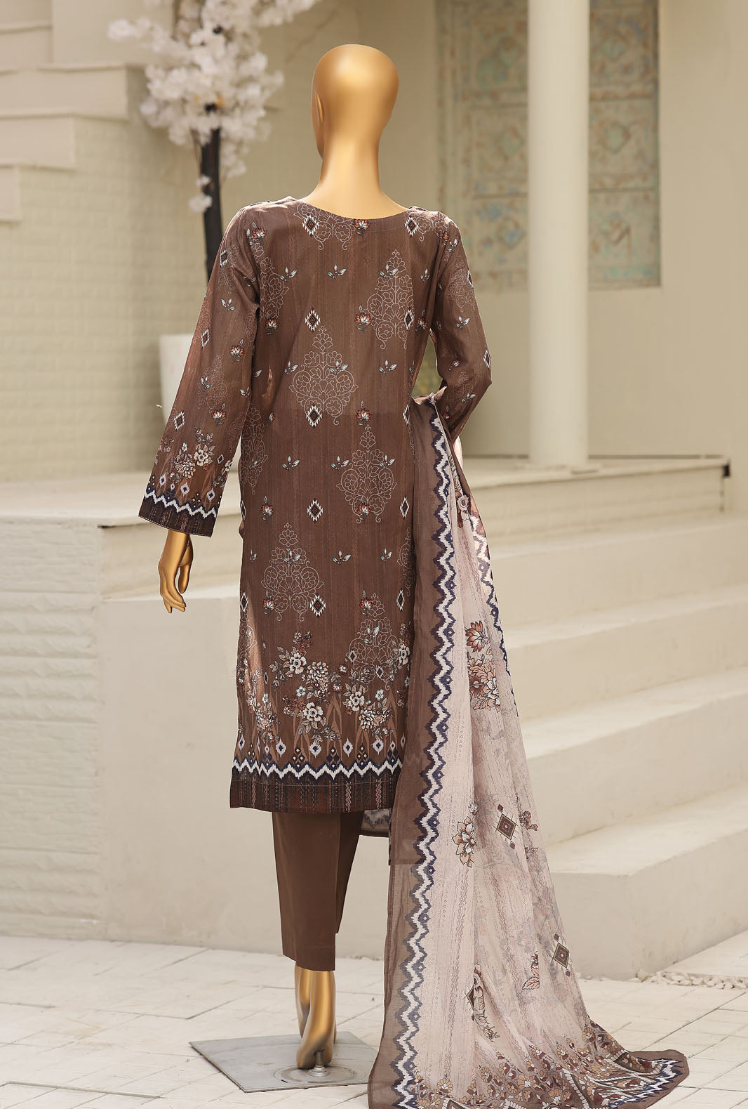 Asasa by HZ Textiles Digital Printed Unstitched Lawn 3 Piece Suit AEC - 1008 - Summer Collection