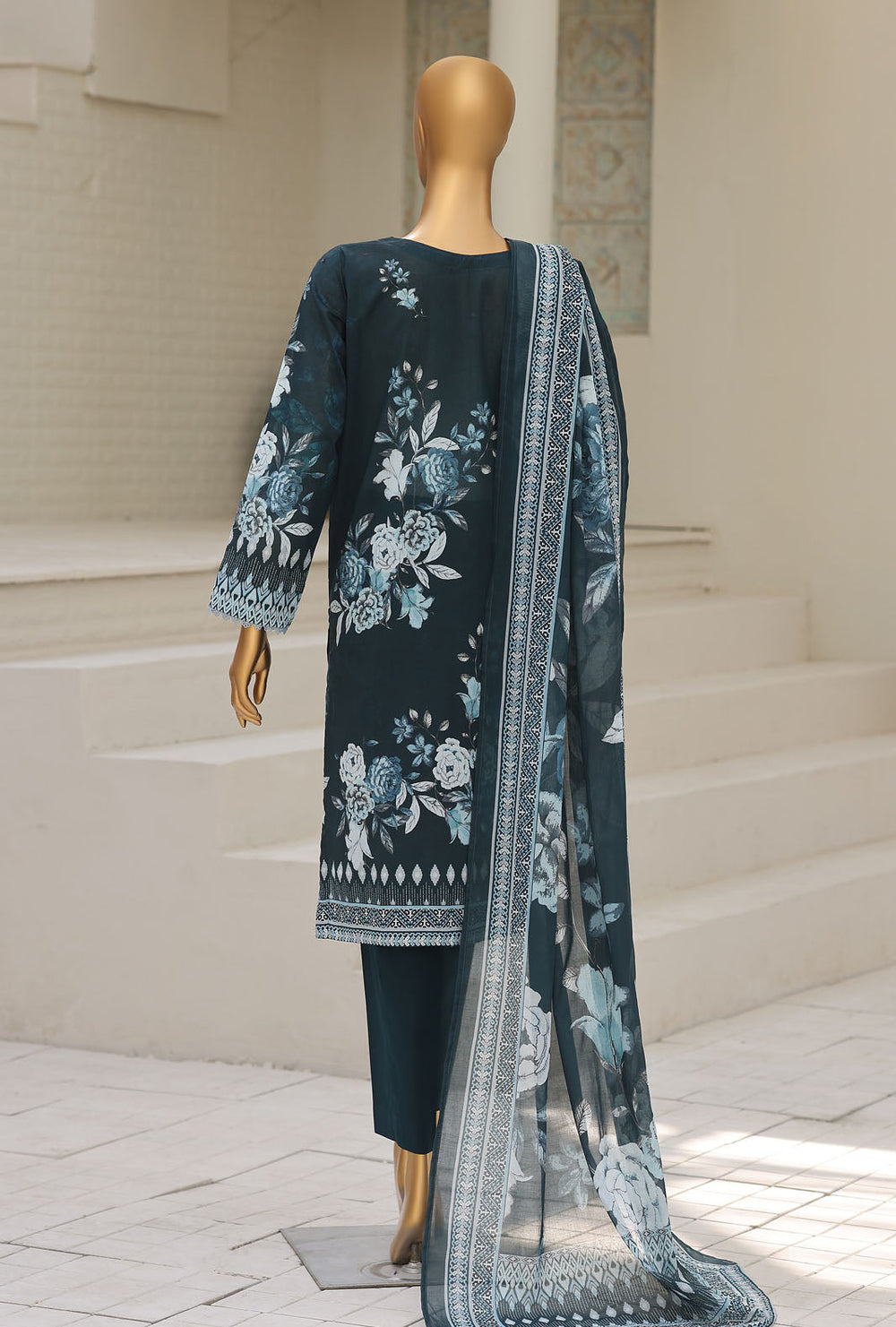 Asasa by HZ Textiles Digital Printed Unstitched Lawn 3 Piece Suit AEC - 1009 - Summer Collection