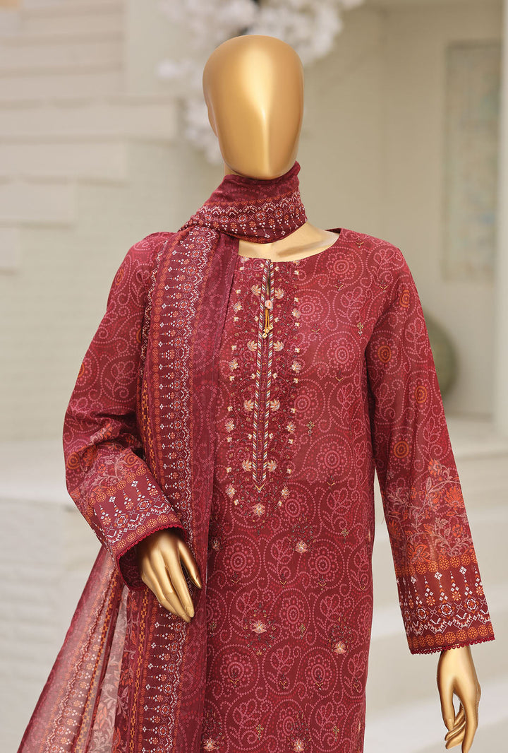 Asasa by HZ Textiles Digital Printed Unstitched Lawn 3 Piece Suit AEC - 1010 - Summer Collection
