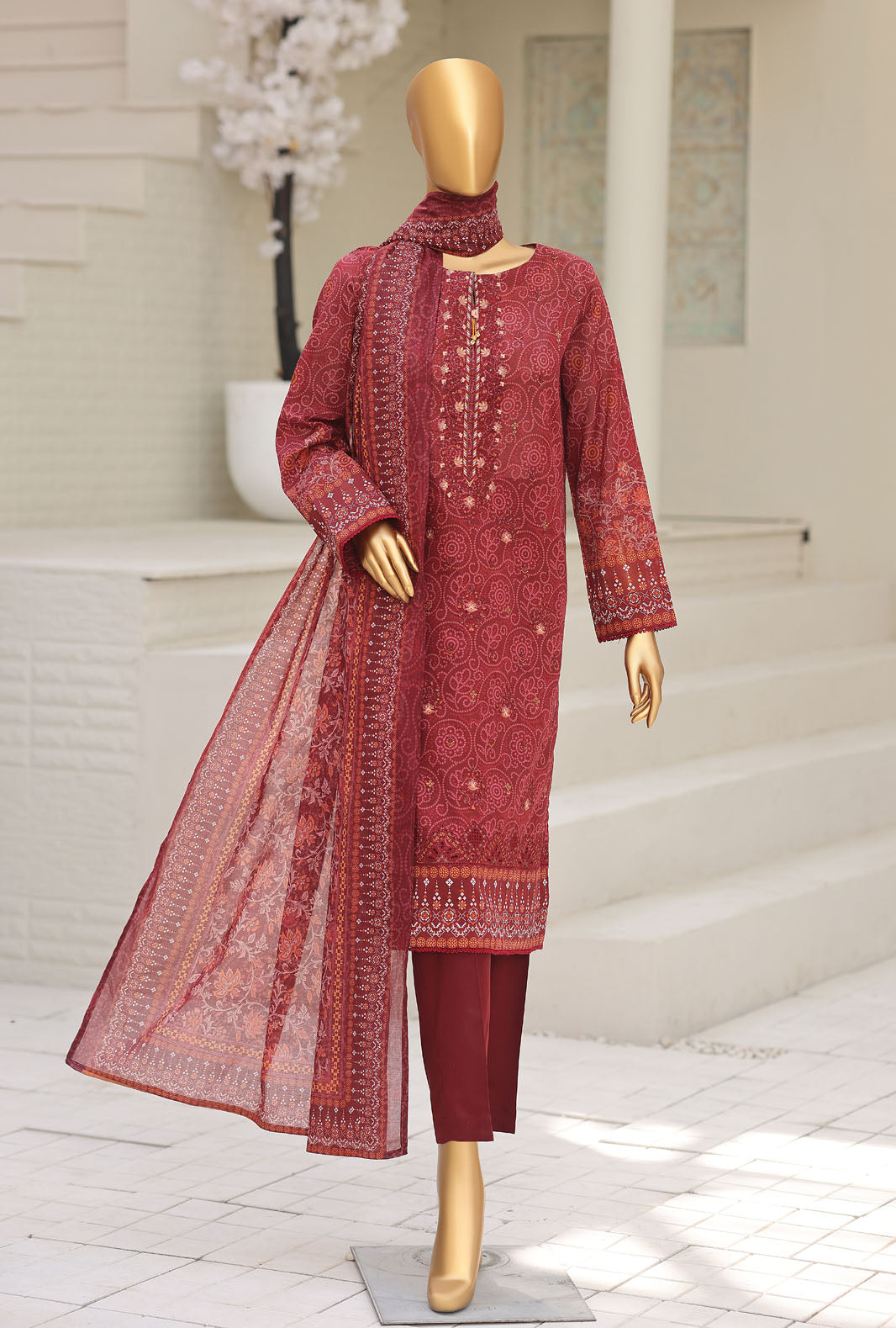 Asasa by HZ Textiles Digital Printed Unstitched Lawn 3 Piece Suit AEC - 1010 - Summer Collection
