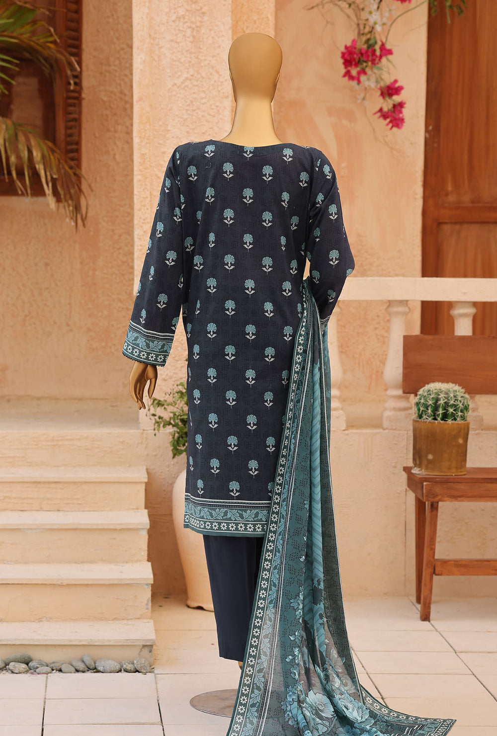 Asasa by HZ Textiles Unstitched Embroidered Lawn 3 Piece Suit AEC - 1291 Casual Collection
