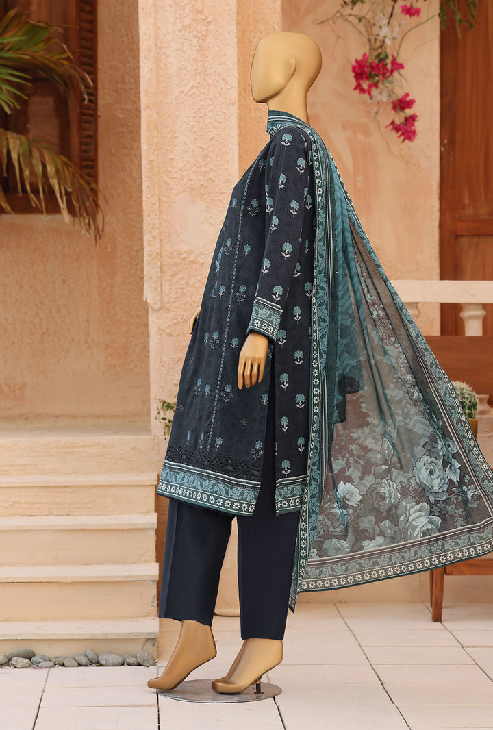 Asasa by HZ Textiles Unstitched Embroidered Lawn 3 Piece Suit AEC - 1291 Casual Collection