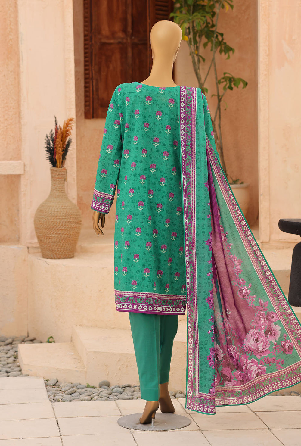 Asasa by HZ Textiles Unstitched Embroidered Lawn 3 Piece Suit AEC - 1292 Casual Collection