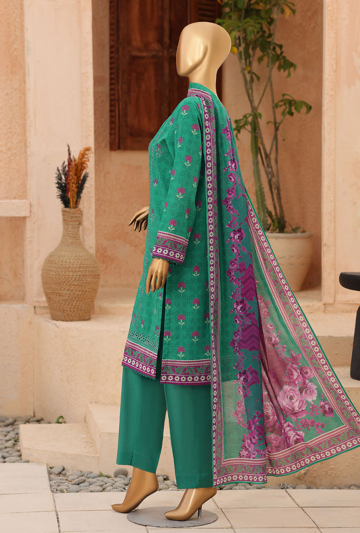 Asasa by HZ Textiles Unstitched Embroidered Lawn 3 Piece Suit AEC - 1292 Casual Collection