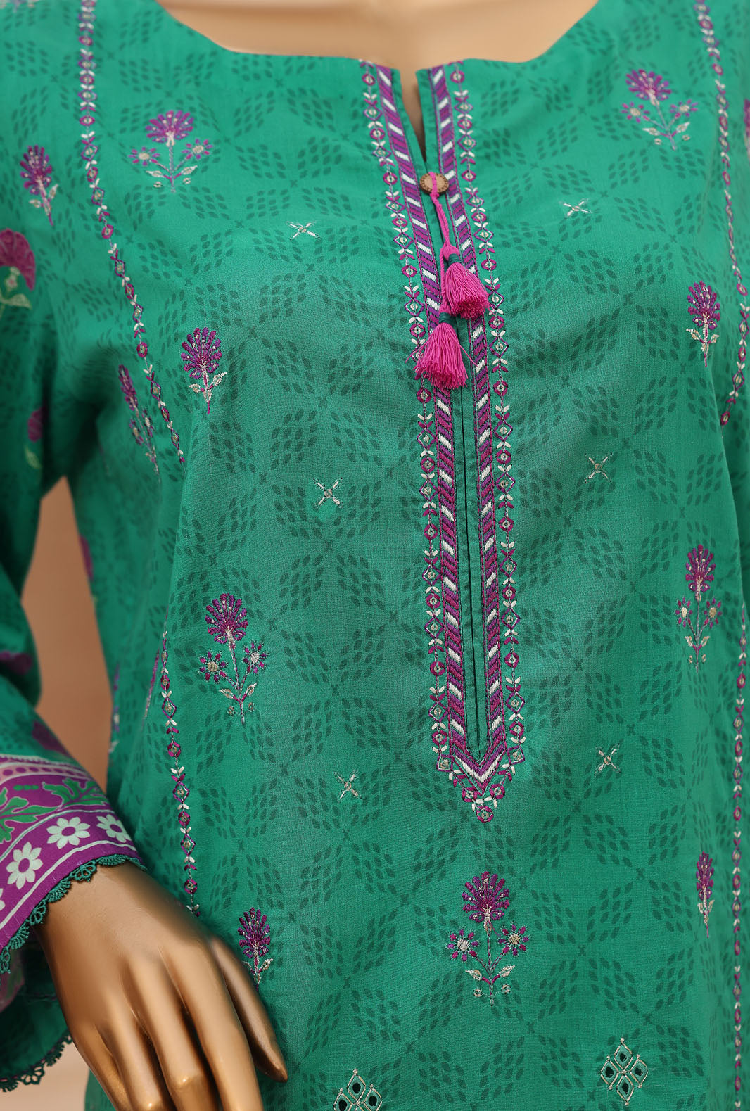 Asasa by HZ Textiles Unstitched Embroidered Lawn 3 Piece Suit AEC - 1292 Casual Collection