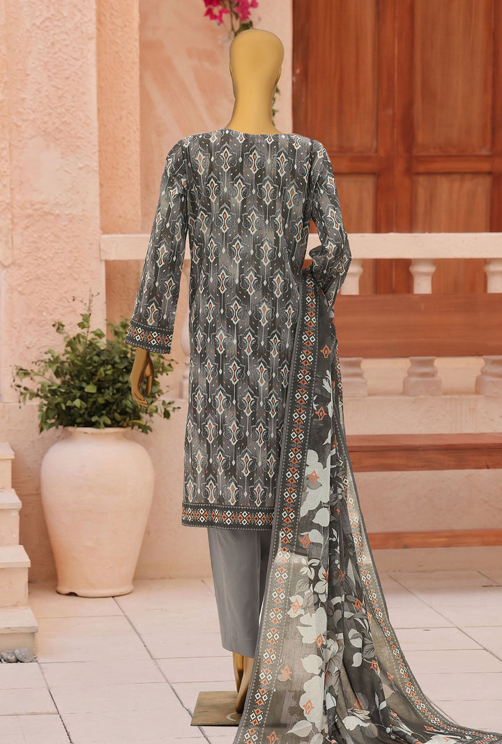 Asasa by HZ Textiles Unstitched Embroidered Lawn 3 Piece Suit AEC - 1293 Casual Collection
