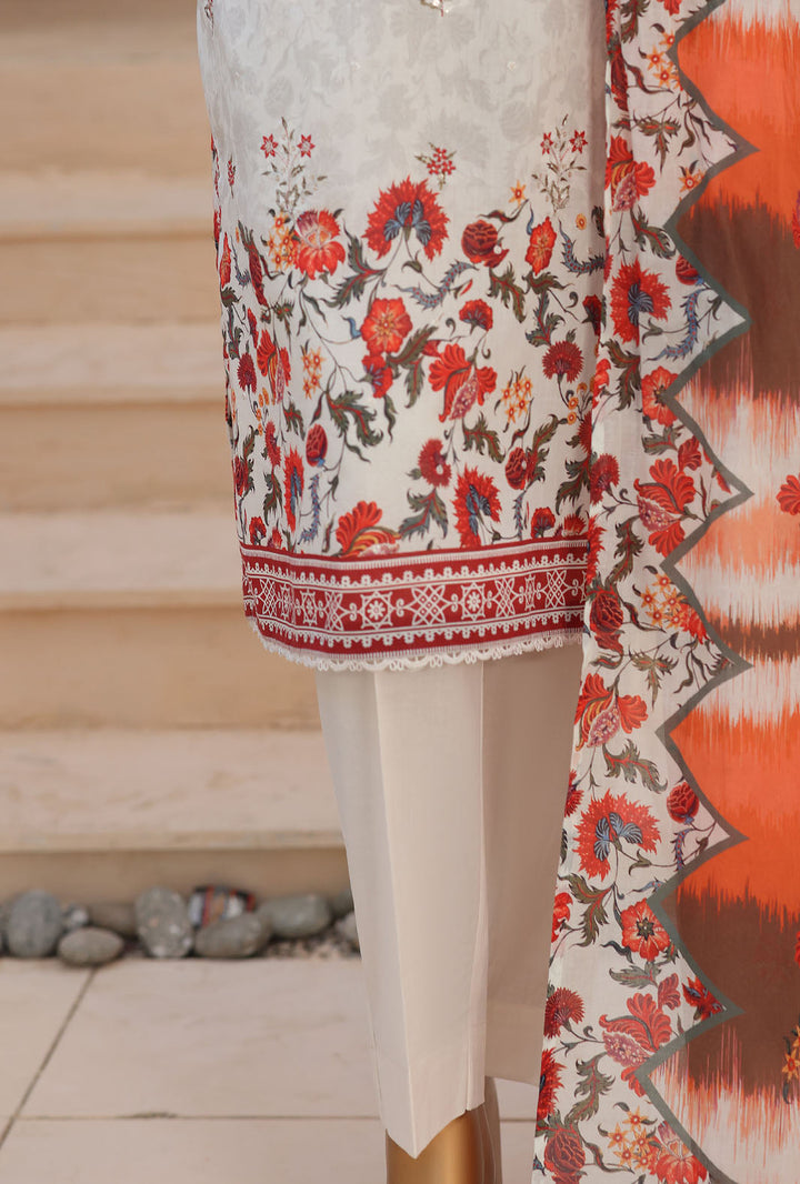 Asasa by HZ Textiles Unstitched Embroidered Lawn 3 Piece Suit AEC - 1294 Casual Collection