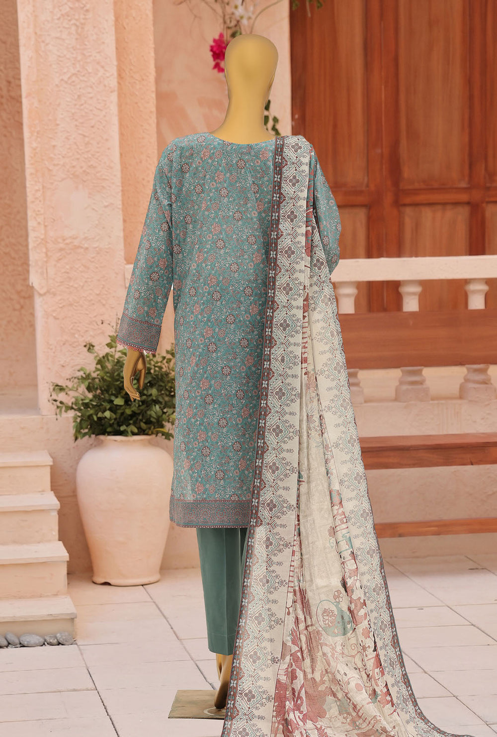 Asasa by HZ Textiles Unstitched Embroidered Lawn 3 Piece Suit AEC - 1295 Casual Collection