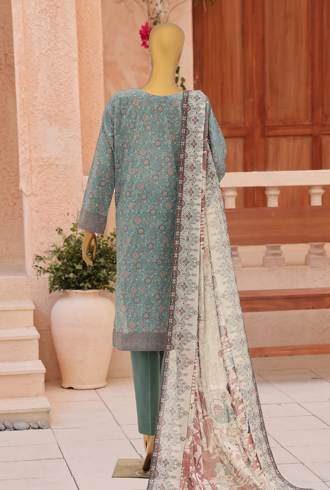 Asasa by HZ Textiles Unstitched Embroidered Lawn 3 Piece Suit AEC - 1295 Casual Collection