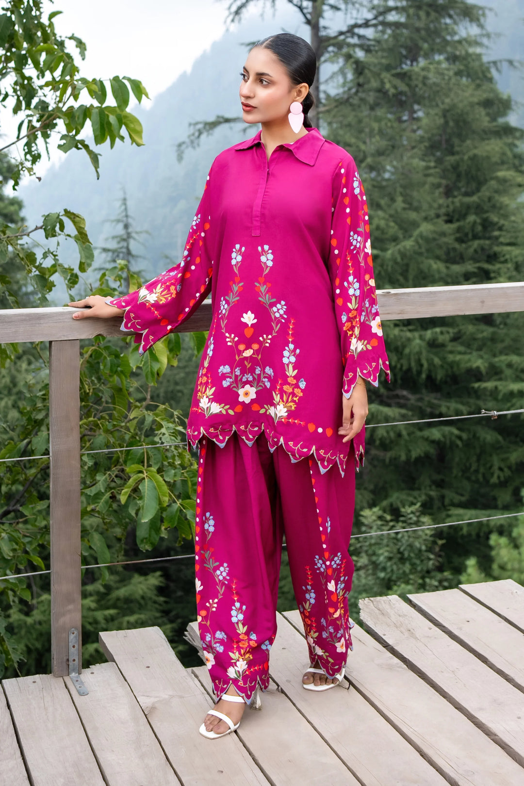 Dhaga Women Pret Printed 2 Piece poly cambric Aida SS25DSP319 - Summer Collection