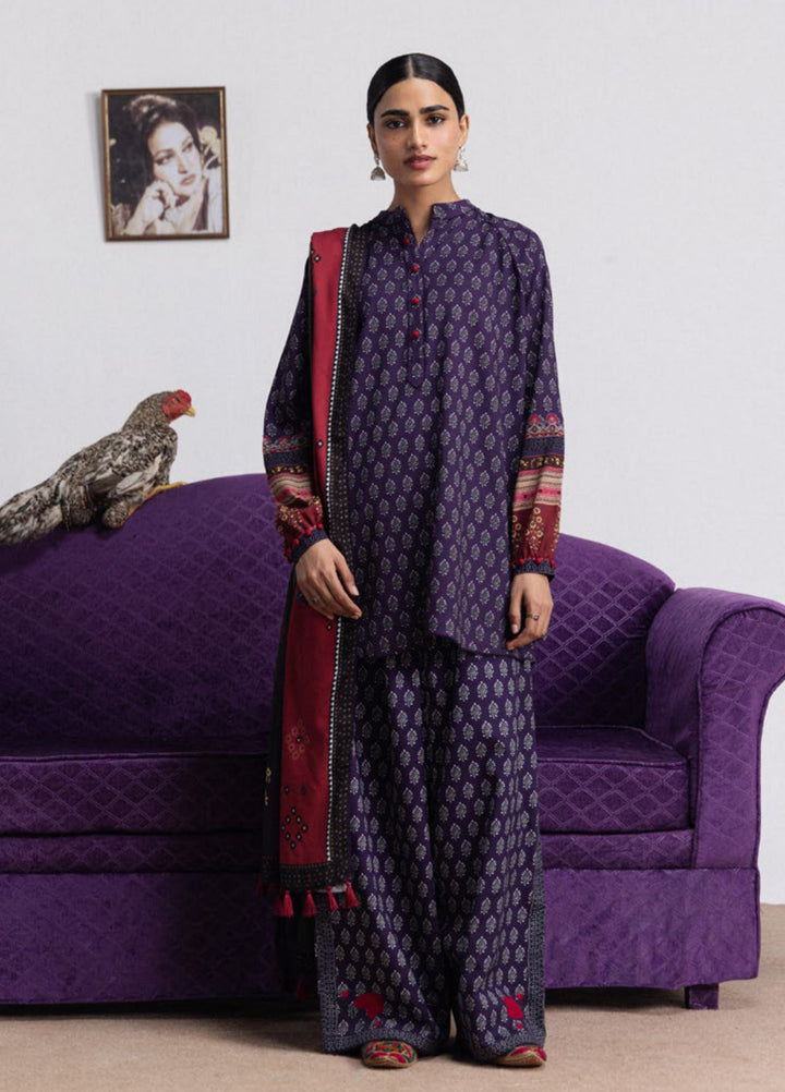 Coco by Zara Shahjahan Unstitched Printed Linen 3 Piece Suit CZ26UPL Anika 3B - Casual Collection