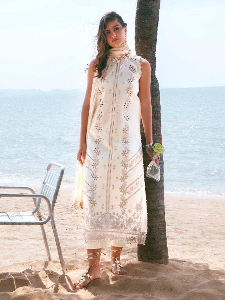 Summer Wine by Izel Unstitched Embroidered Lawn 3 Piece Suit ALYANA - Eid Collection