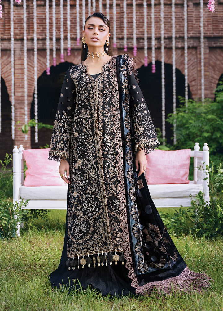 Amelia by Mahnur Unstitched Embroidered Corduroy 3 Piece Suit MN26ULW AM-03 - Winter Collection