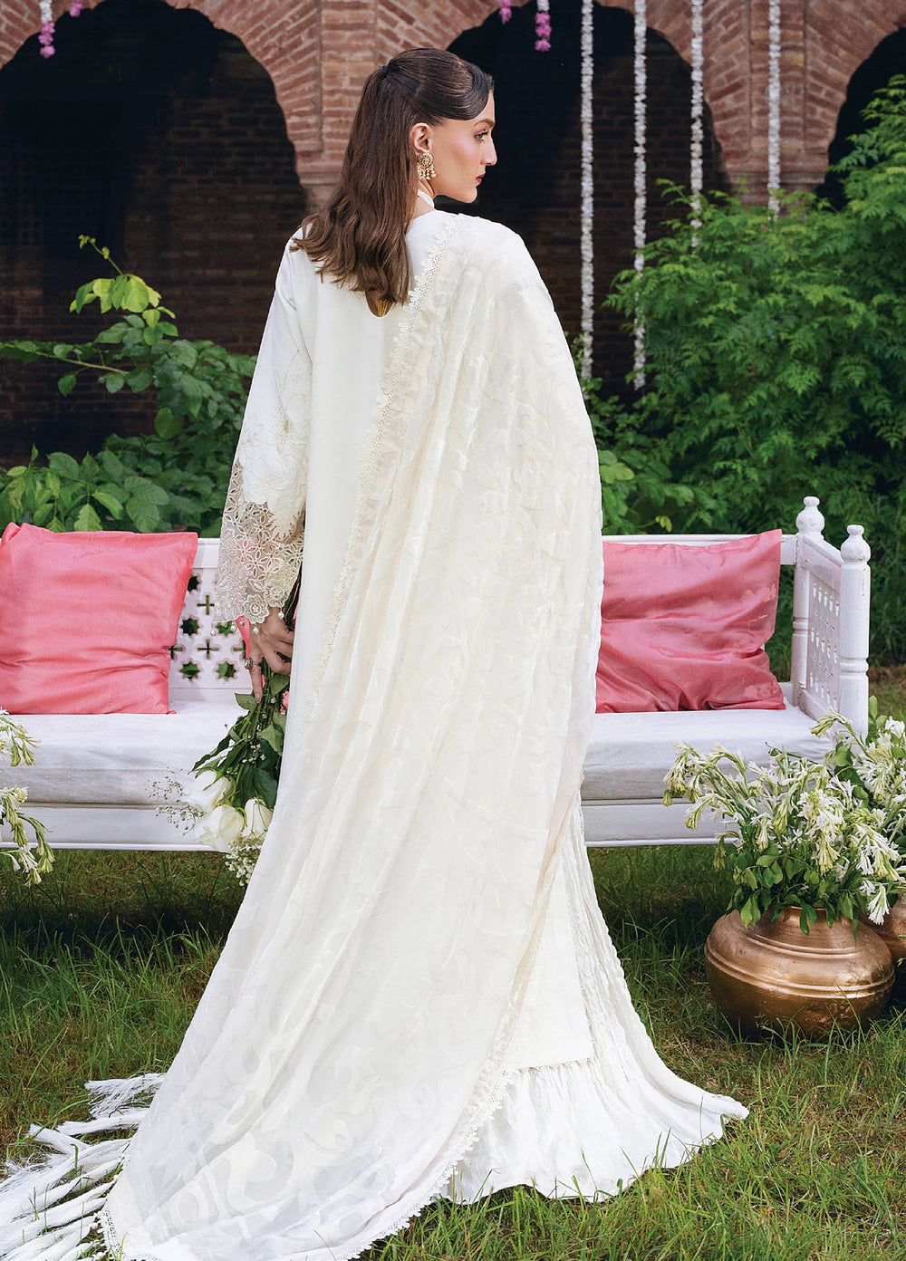 Amelia by Mahnur Unstitched Embroidered Corduroy 3 Piece Suit MN26ULW AM-04 - Winter Collection