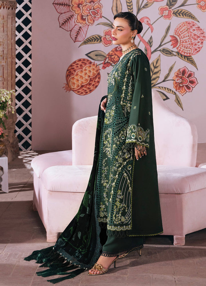 Amelia by Mahnur Unstitched Embroidered Corduroy 3 Piece Suit MN26ULW AM-04 - Winter Collection