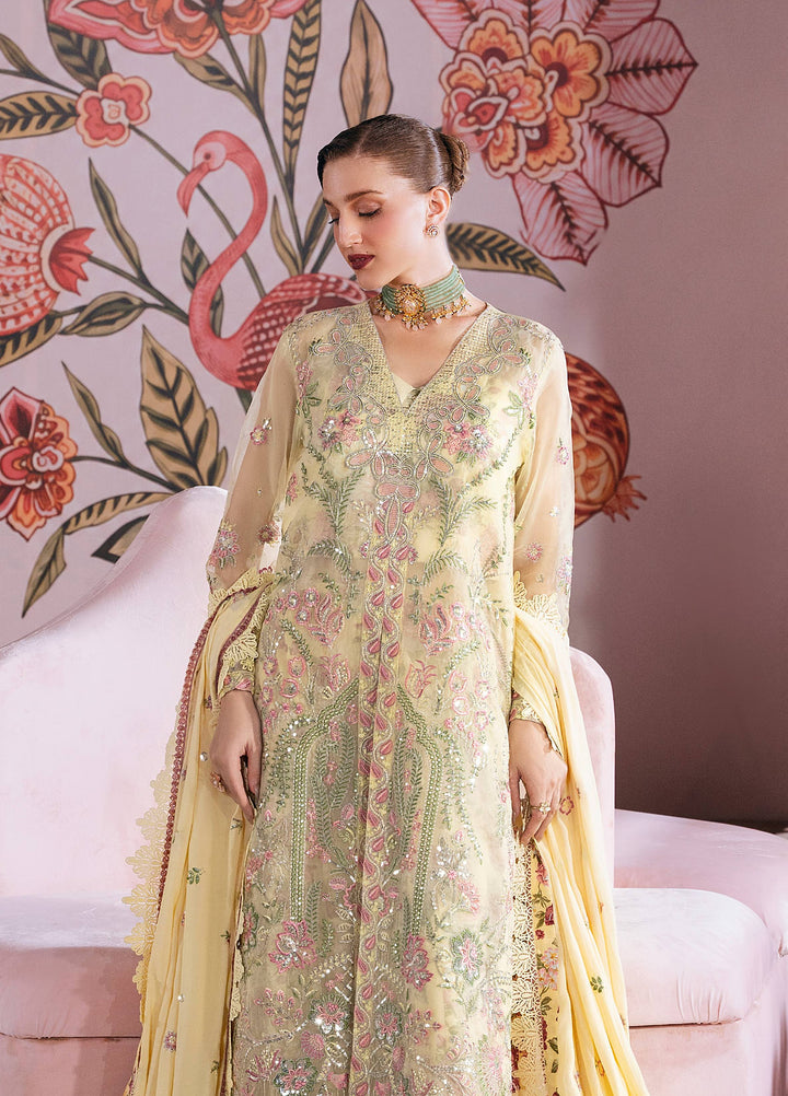 Amelia by Mahnur Unstitched Embroidered Corduroy 3 Piece Suit MN26ULW AM-10 - Winter Collection