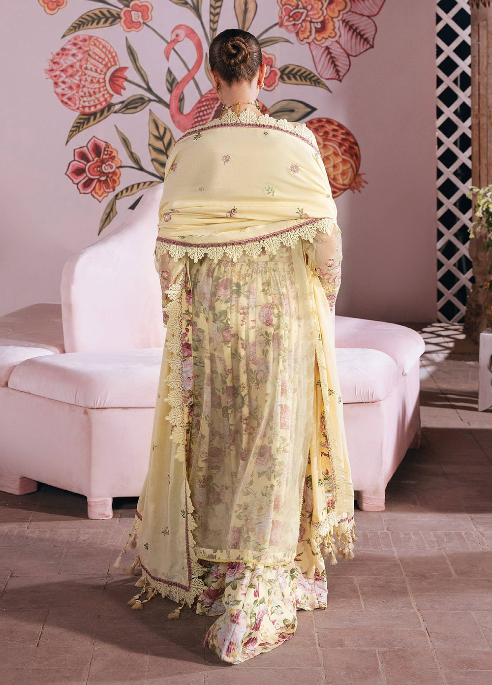 Amelia by Mahnur Unstitched Embroidered Organza 3 Piece Suit MN26ULW AM-14 - Winter Collection