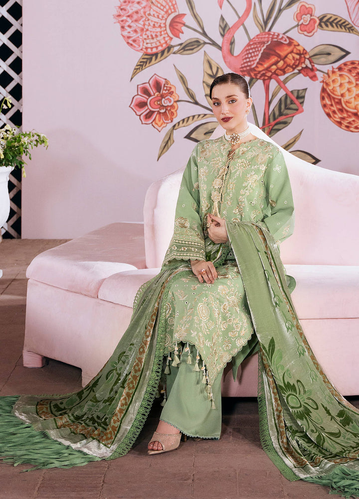 Amelia by Mahnur Unstitched Embroidered Corduroy 3 Piece Suit MN26ULW AM-11 - Winter Collection