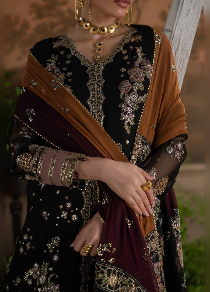 Amaya by Nureh Unstitched Embroidered Chiffon 4 Piece Suit NU26UAC AM-48 - Festive Collection