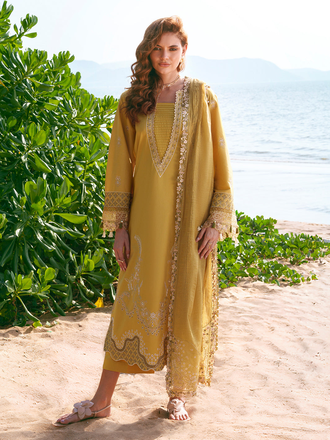 Summer Wine by Izel Unstitched Embroidered Lawn 3 Piece Suit AMAYAH - Eid Collection