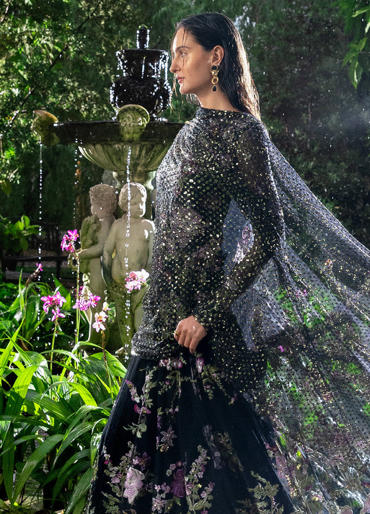 Lavie Haute by Esmel Unstitched Wedding Embroidered Net Suits 3 Piece EML25WU D-103 Amerie - Wedding Collection