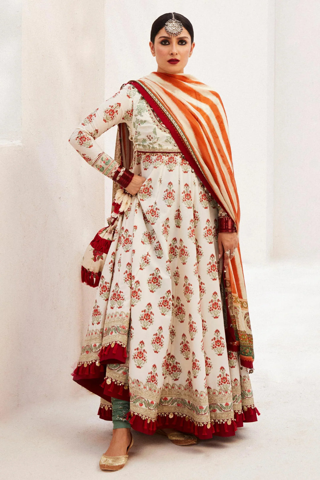 Zara Shahjahan Embroidered Lawn Suits Unstitched 3 Piece ZS24SS D-11B Anarkali - Summer Collection