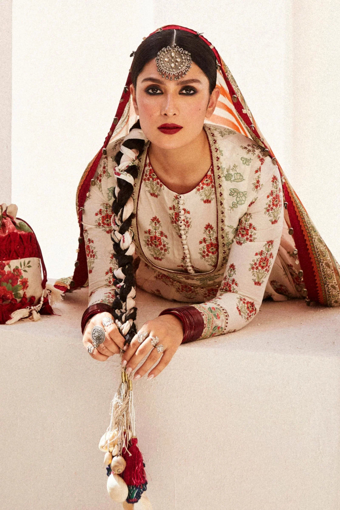 Zara Shahjahan Embroidered Lawn Suits Unstitched 3 Piece ZS24SS D-11B Anarkali - Summer Collection