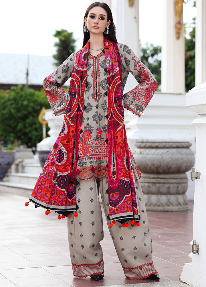 Aniiq by Charizma Embroidered Linen Suits Unstitched 3 Piece CRZ25AU ANW6-01 - Winter Collection