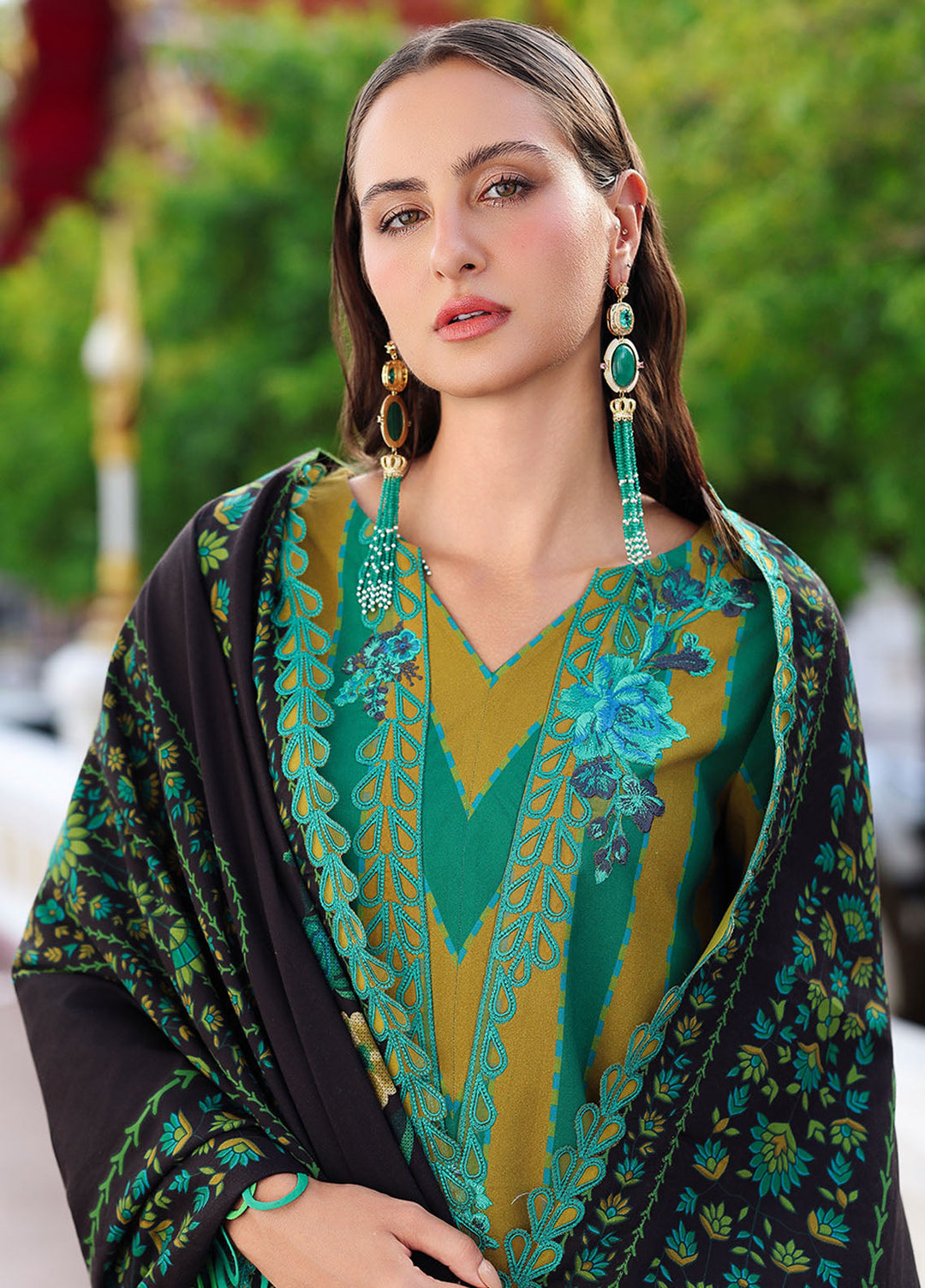 Aniiq by Charizma Embroidered Linen Suits Unstitched 3 Piece CRZ25AU ANW6-03 - Winter Collection