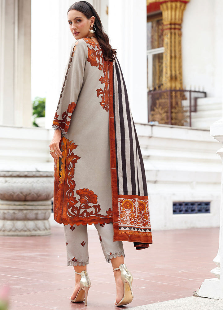 Aniiq by Charizma Embroidered Linen Suits Unstitched 3 Piece CRZ25AU ANW6-05 - Winter Collection