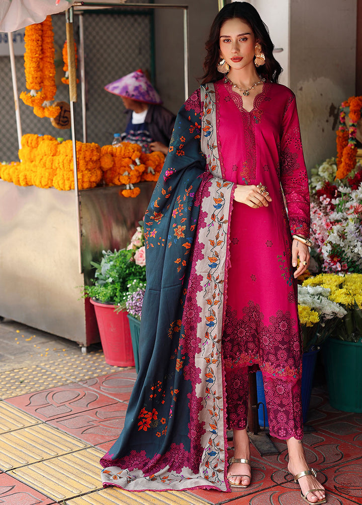 Aniiq by Charizma Embroidered Linen Suits Unstitched 3 Piece CRZ25AU ANW6-06 - Winter Collection